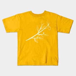 Lemon in white on dark Kids T-Shirt